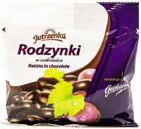 Jutrzenka Chocolate Covered Raisins Rodzynki In Czekoladzie 80g