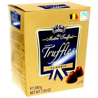 Maitre Truffout Classic Cocoa Coated Belgian Truffles 200g